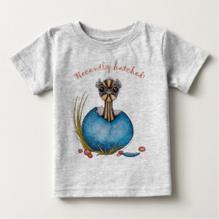 'Hatch' the baby emu baby apparel Baby T-Shirt