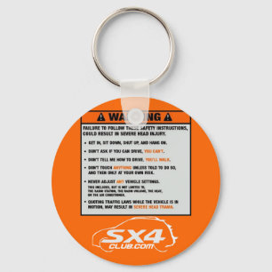 Hatch Warning Keychain