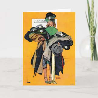 Hatcheck Girl Card