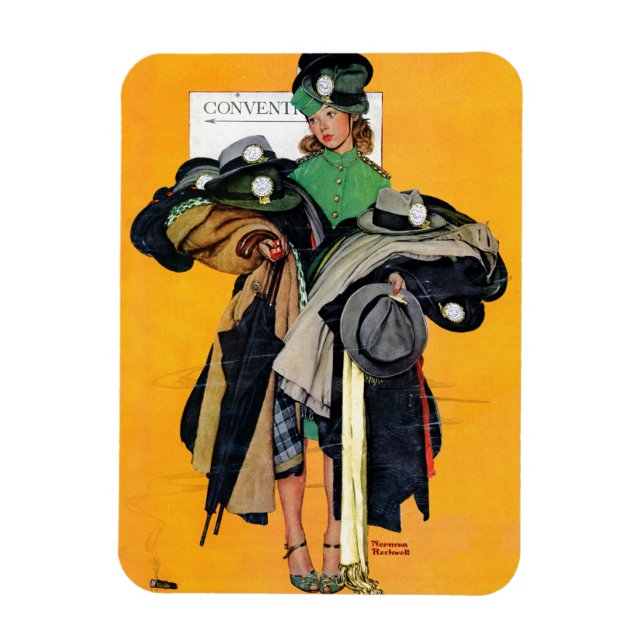 Hatcheck Girl Magnet (Vertical)