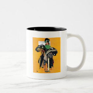 Hatcheck Girl Two-Tone Coffee Mug