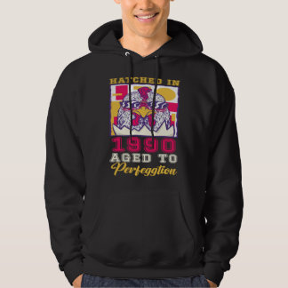 Hatched in 1990 Aged to Perfeggtion Hoodie