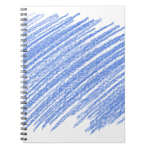 Hatching coloured pencil scratch notebook