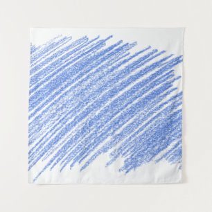 Hatching coloured pencil scratch tapestry