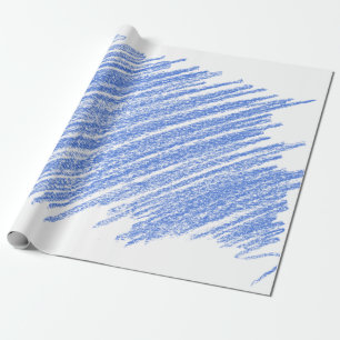 Hatching coloured pencil scratch wrapping paper