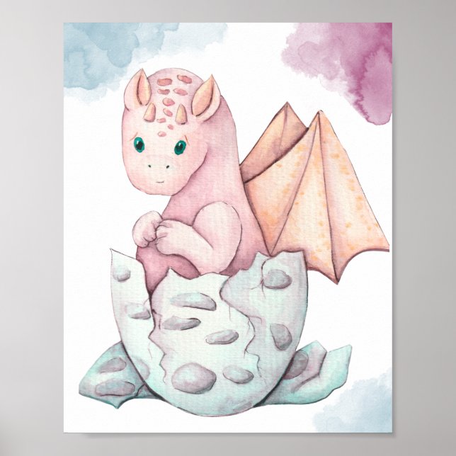 Hatching Dragon Display Poster (Front)