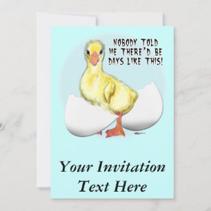 Hatching Egg2 Invitation