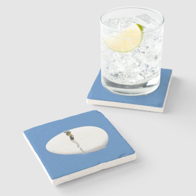 Hatching Egg Stone Coaster (Side)