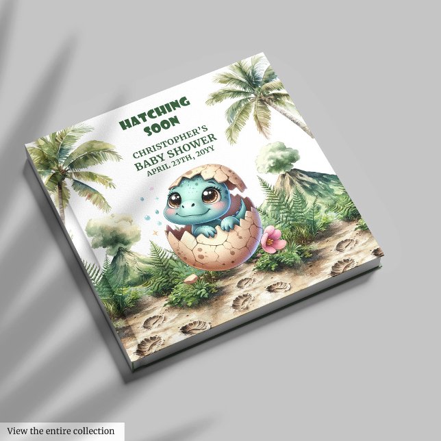 Hatching Soon Boy Baby Guest Book Keepsake (Hatching Soon Boy Baby Guest Book Keepsake)