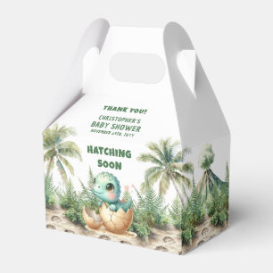 Hatching Soon Personalized Baby Boy Thank You Box