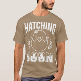 Hatching Soon Pregnancy Announcement Gender Reveal T-Shirt
