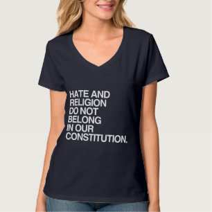 HATE AND RELIGION DO NOT BELONG -.png T-Shirt