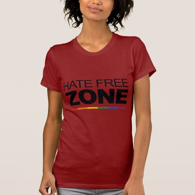 HATE FREE ZONE T-Shirt (Front)
