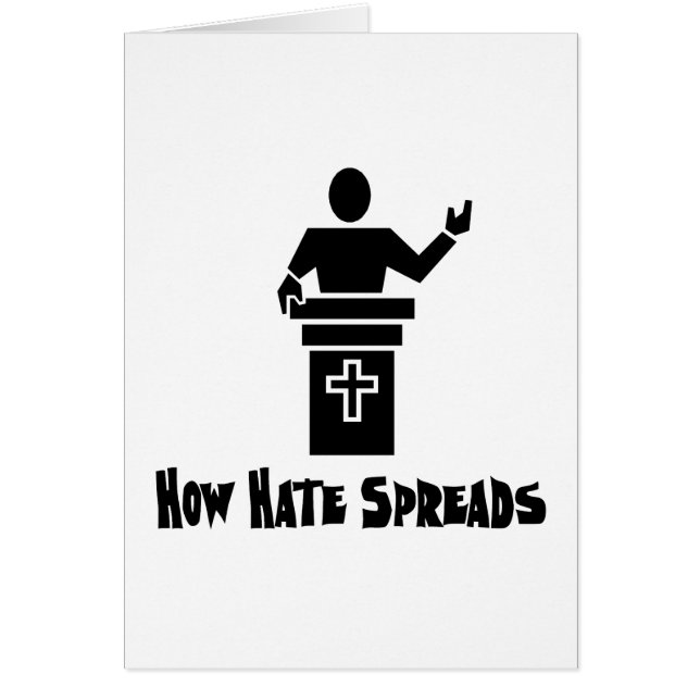 Hate From The Pulpit (Front)