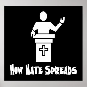 Hate From The Pulpit Poster