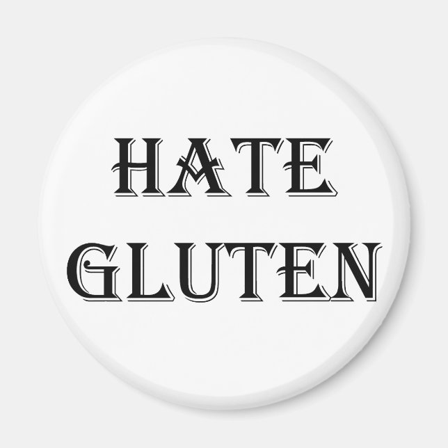 HATE GLUTEN Magnet (Front)