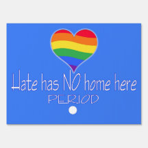 Hate has NO home here Rainbow