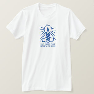 Hate Has No Place in the White House Candle Front T-Shirt