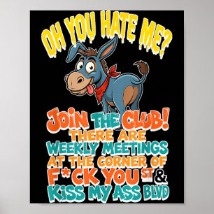 Hate Join Te Club There Are Weekly Meetings At The Poster