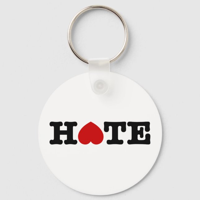 HATE KEY RING (Front)
