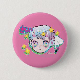 Hate (Kirai) 2¼ Inch Round Button