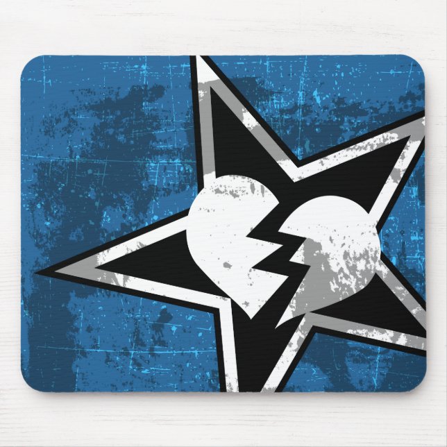 Hate Machine Gaming Mousepad (Blue) (Front)