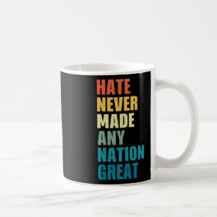 Hate Never Made Any Nation Great Anti-trump 2020 E Coffee Mug