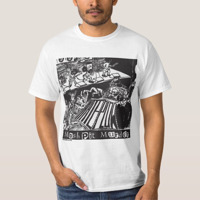 Hate Plough Mosh Pit Murder T-Shirt (Front)