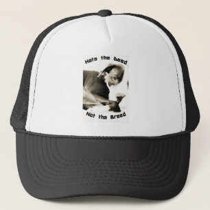 hate the deed not the breed pitbull trucker hat