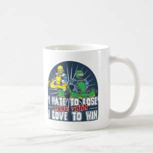 Hate to Lose Kart Coffee Mug