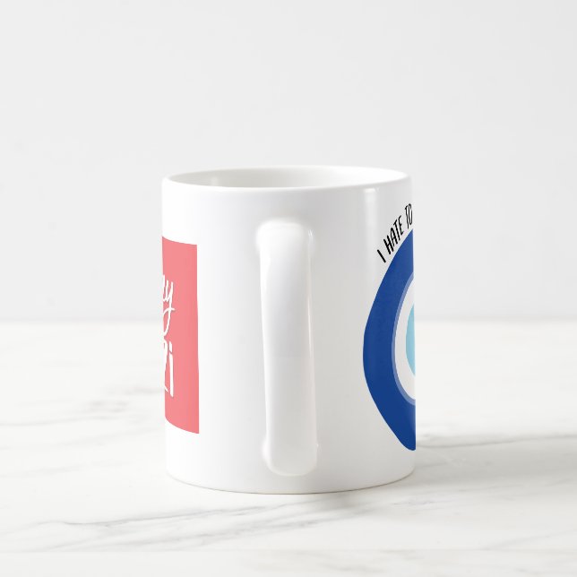 Hate To See You Go and Dizzy Logo Combo Mug (Handle)