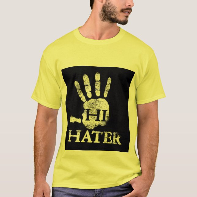 hater Yellow T-Shirt (Front)