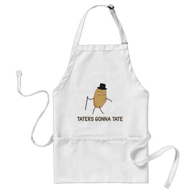 Haters Gonna Hate and Taters Gonna Tate Standard Apron (Front)