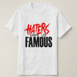 Haters Make Us Famous Red/White T-Shirt