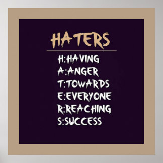 Haters poster