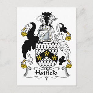 Hatfield Family Crest Postcard