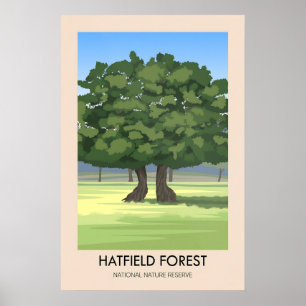 Hatfield Forest Travel Poster