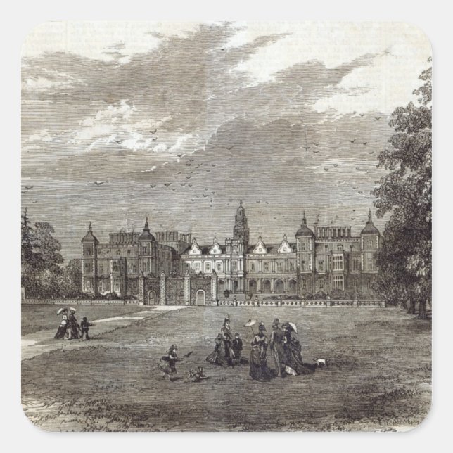 Hatfield House Square Sticker (Front)