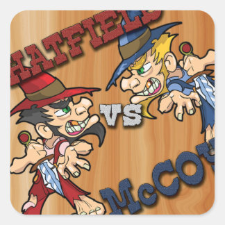Hatfield vs McCoy Stickers