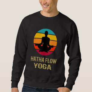 Hatha Flow Yoga Vintage Sunset Yoga Teacher Yoga B Sweatshirt