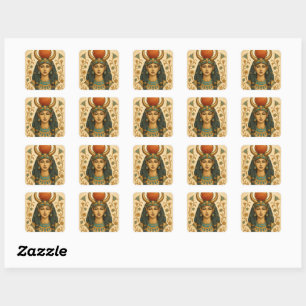 Hathor Goddess Stickers Sacred Egyptian Set