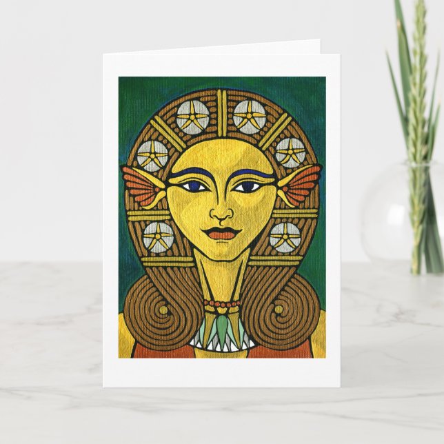 Hathor Greeting Card (Front)