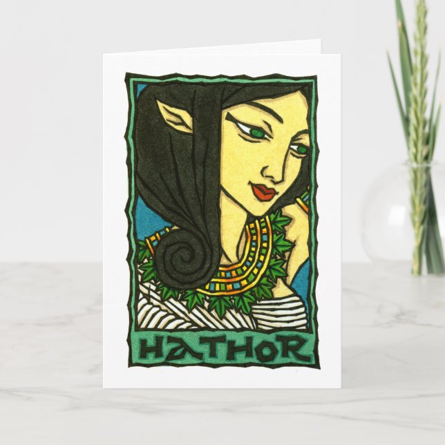 Hathor Greeting Card (Front)