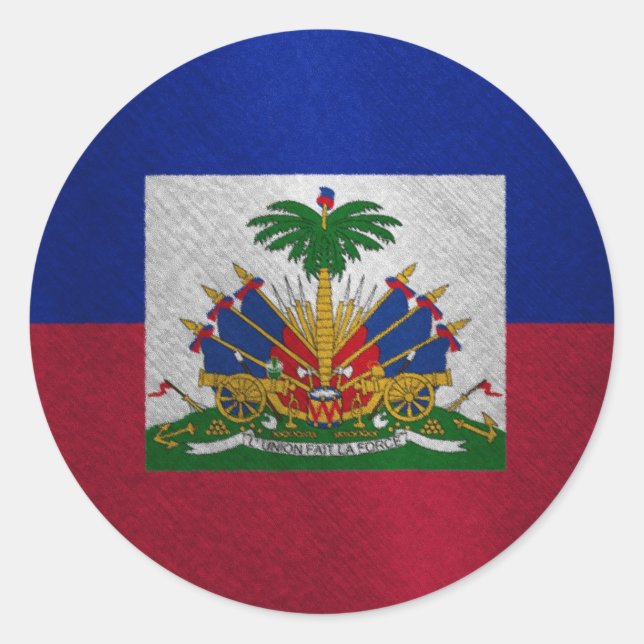 Hatian Classic Round Sticker (Front)