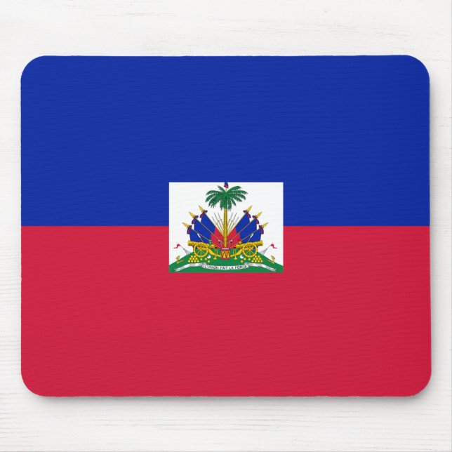 Hatian Flag Mouse Mat (Front)