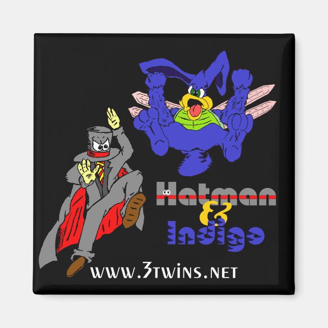 Hatman & Indigo Magnet (Front)