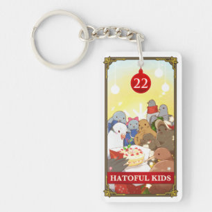Hatoful Advent calendar 22: Hatoful Kids Key Ring
