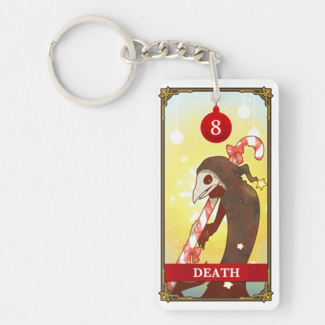 Hatoful Advent calendar 8: Death Key Ring (Front)