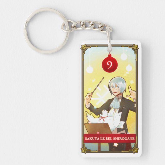 Hatoful Advent Sakuya-Albert Key Ring (Front)