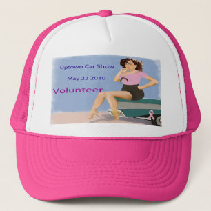 Hats for Volunteers for Uptown Car Show